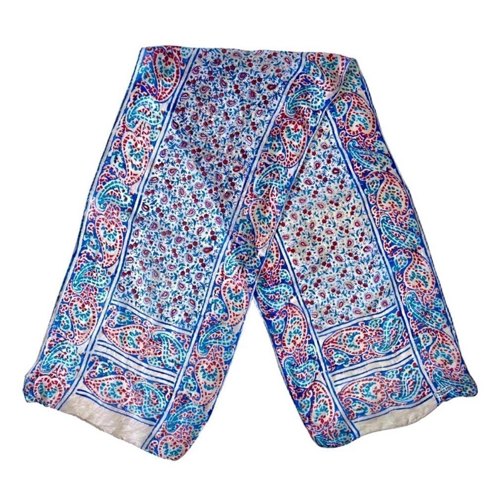 Vintage Silk Scarf Made in India